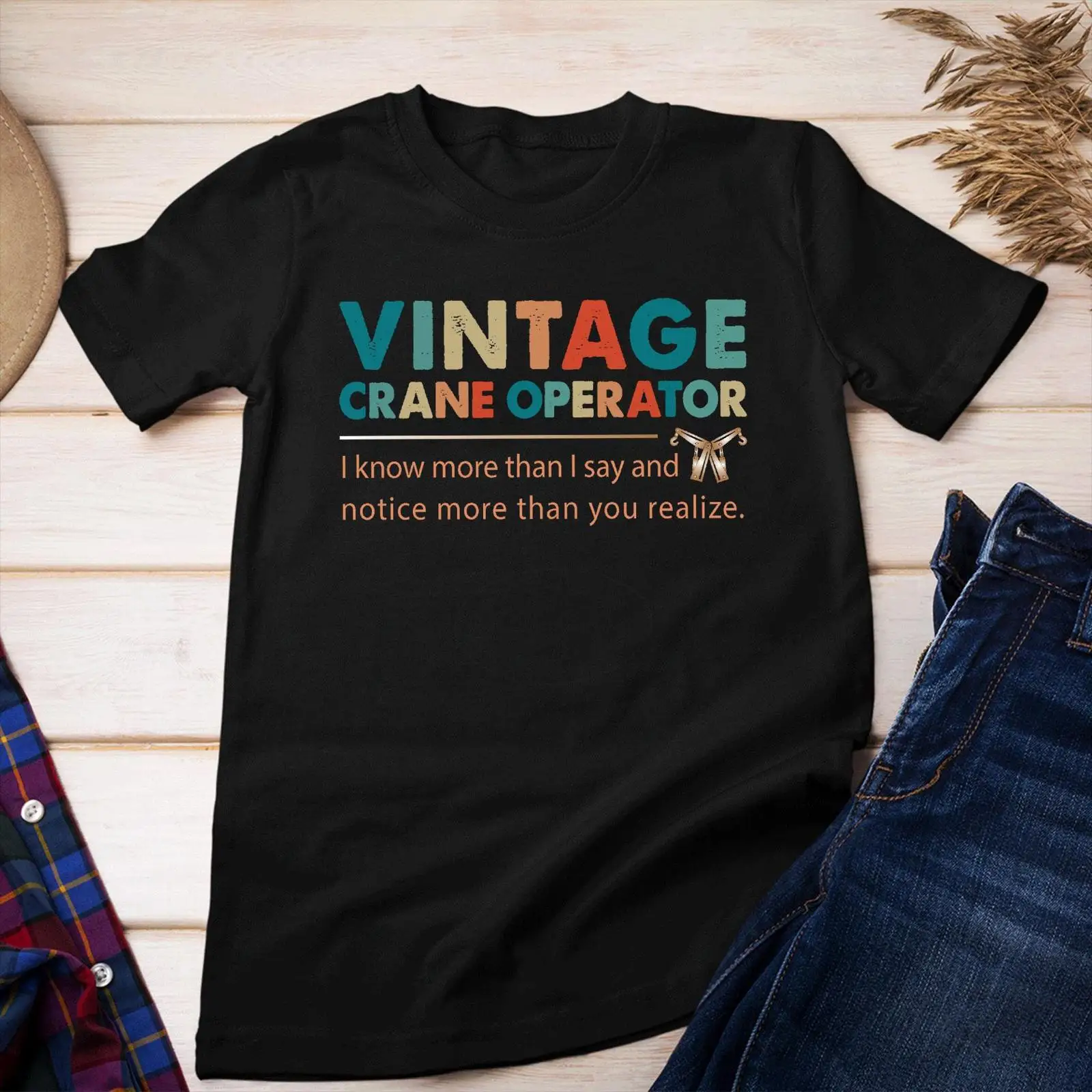Heavy Equipment Quotes - Camiseta Vintage com Citação Engraçada para