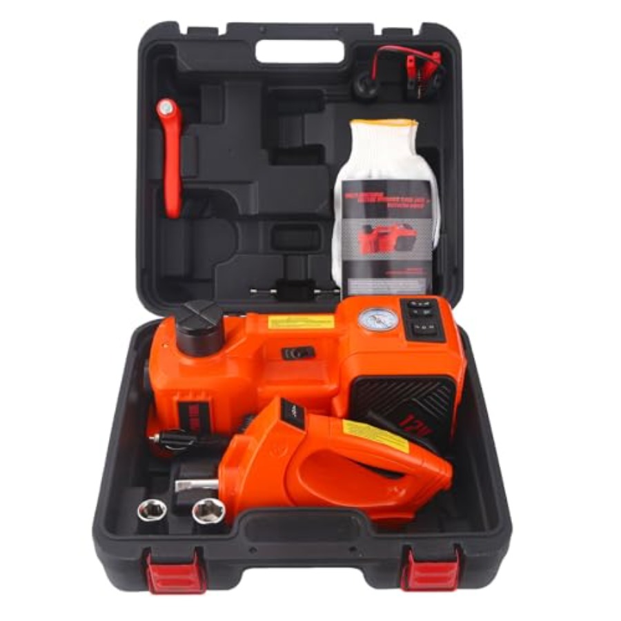 Hydraulic Floor Jack - Conjunto de Macaco Elétrico para Carro