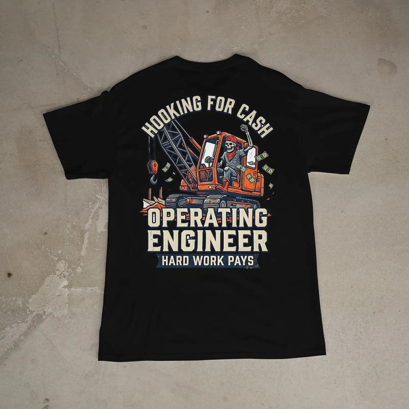 Heavy Equipment Quotes - Camiseta de Engenheiro Operacional com Estampa