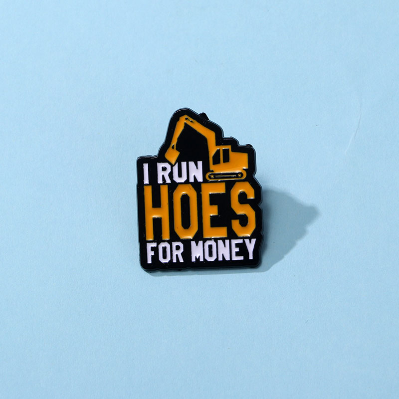 Broche de Esmalte com Padrão d - Heavy Equipment Quotes avaliação e preço